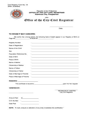 cebu city civil registrar|Requesting for a Civil Registry Document .